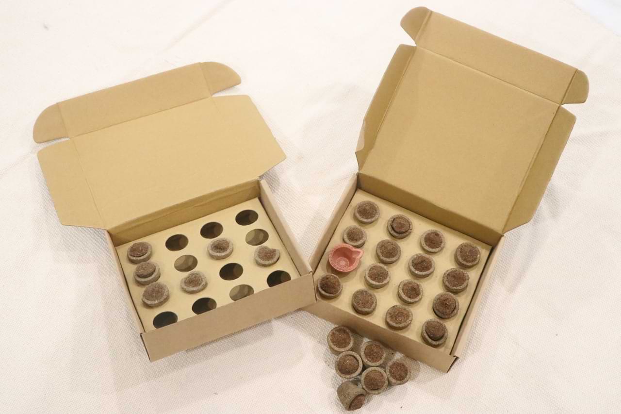 Sambrani Havan Cups (cups +dhoop stand)